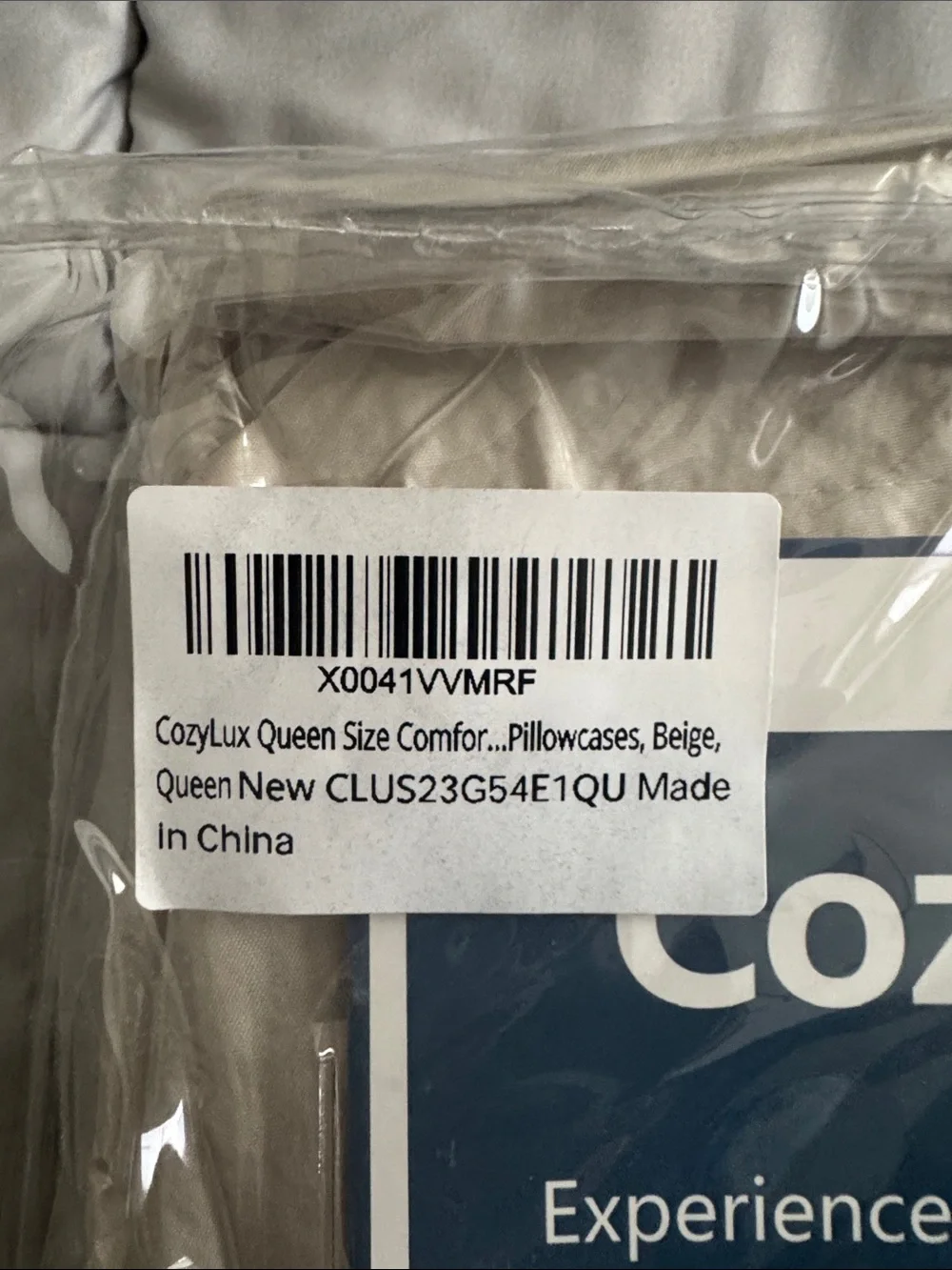 Beige Comforter Set - Plush Microfiber Bedding